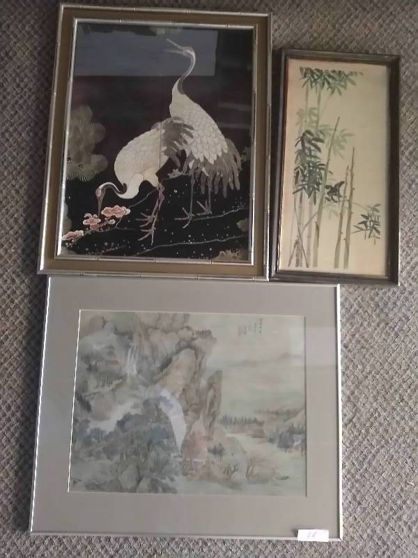 Three Oriental Themed Prints