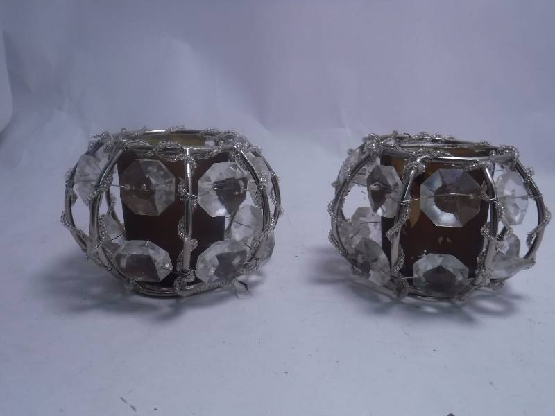lot 36 image: Pair of Candle Holders
