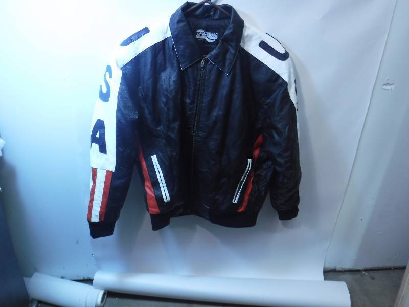 lot 48 image: USA Leather Coat