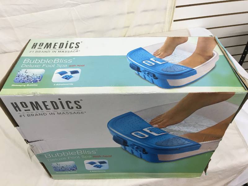 lot 33 image: homedics bubblebliss foot spa