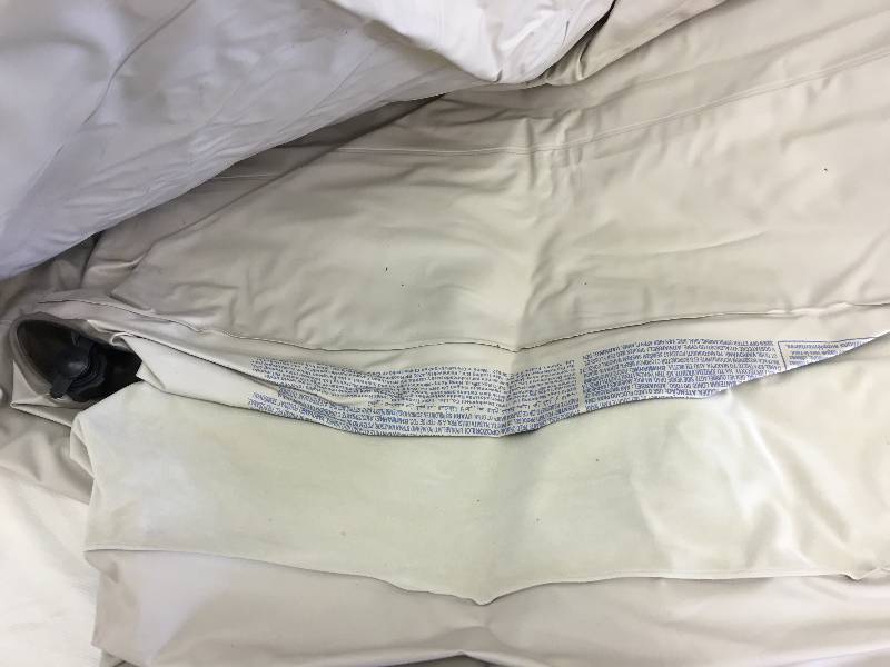 lot 37 image: intex air mattress size twin