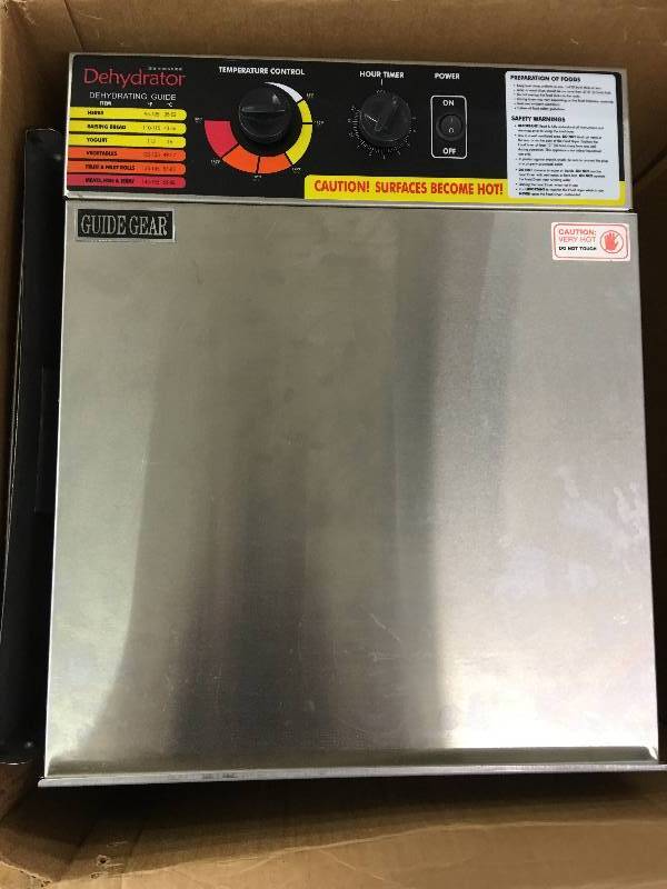 lot 50 image: Guide Gear High-capacity Stainless Steel Dehydrator retail $219