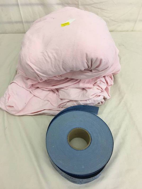 lot 107 image: pink full sheet set