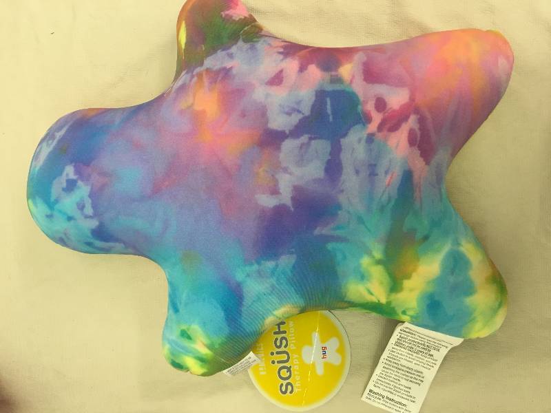 lot 151 image: 4 microbead tie dye pillows