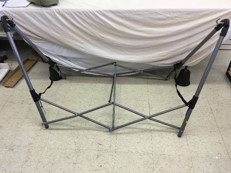 lot 28 image: guide gear heavy duty hammock stand retail $89
