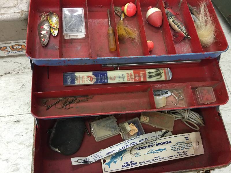 lot 332 image: 2 tackle boxes