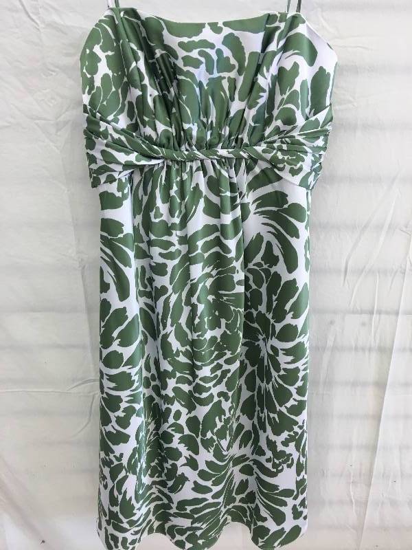 lot 343 image: alfred angelo clover cream dress size 10 retail $165