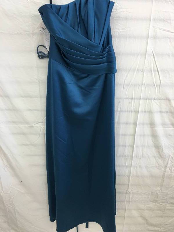 lot 346 image: alfred angelo tealness dress size 8 retail $159