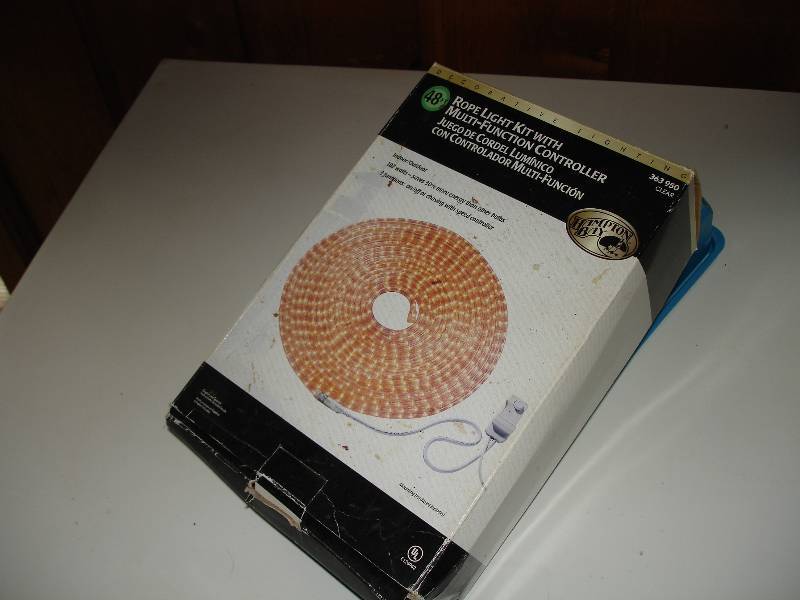 lot 538 image: 48 ft rope light kit with multi function controller