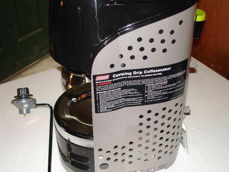 lot 541 image: coleman propane coffee maker used once