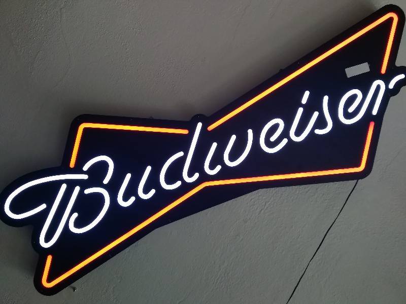 Budweiser Opti-Neon BowTie Sign