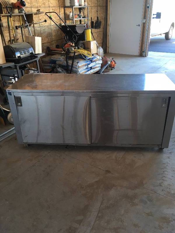 Stainless Cart w Storage