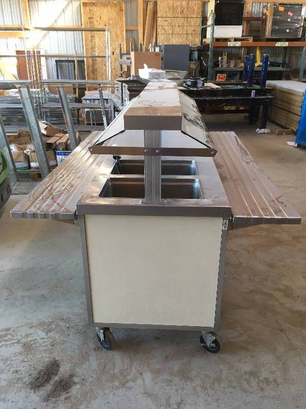 Stainless heated buffet