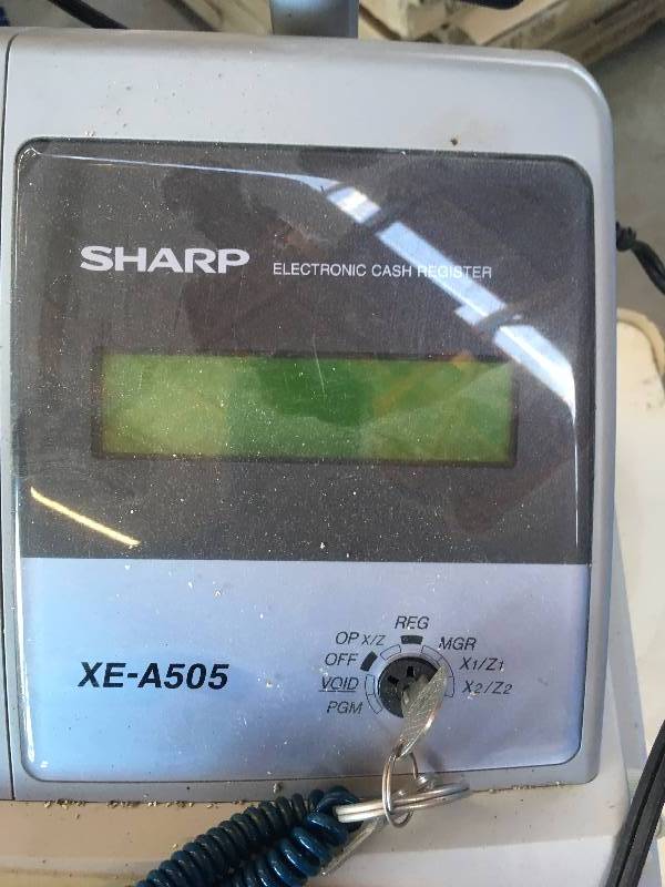 Sharp cash register