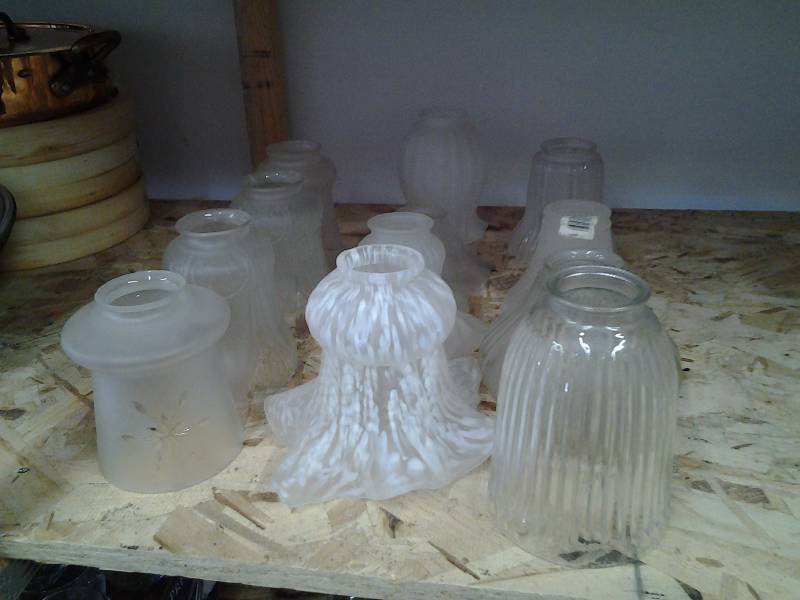 lot 49 image: 12-Assorted Glass Globes