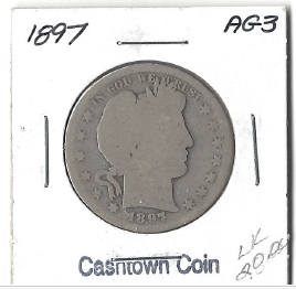 1897 Barber Half Dollar