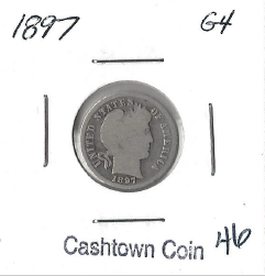 1897 Barber Dime