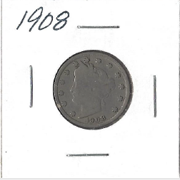 1908 Liberty Head Nickel