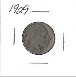 1929 Buffalo Nickel