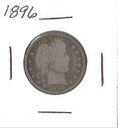 1896 Barber Quarter