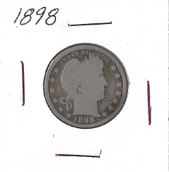 1898 Barber Quarter