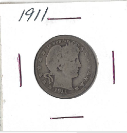 1911 Barber Quarter