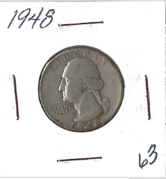 1948 Washington Quarter