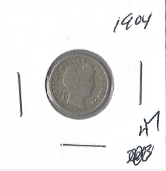 1904 Barber Dime
