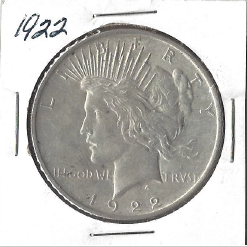 1922 Peace Dollar