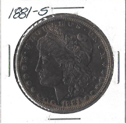 1881 - S Morgan Dollar