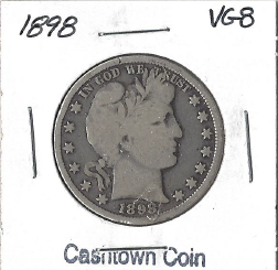 1898 Barber Half Dollar