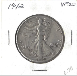1942 Walking Liberty Half Dollar