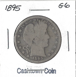1895 Barber Half Dollar