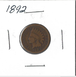 1892 Indian Head Cent