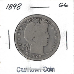 1898 Barber Half Dollar