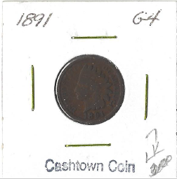 1891 Indian Head Cent