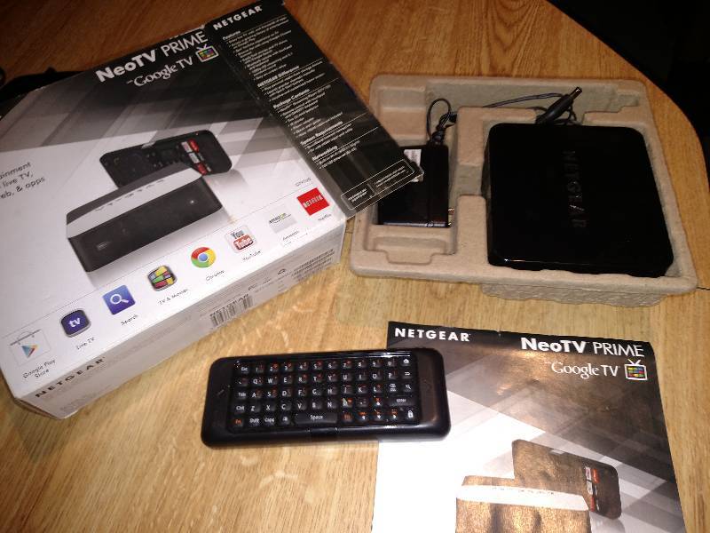 Netgear NEOtv Prime-tested works