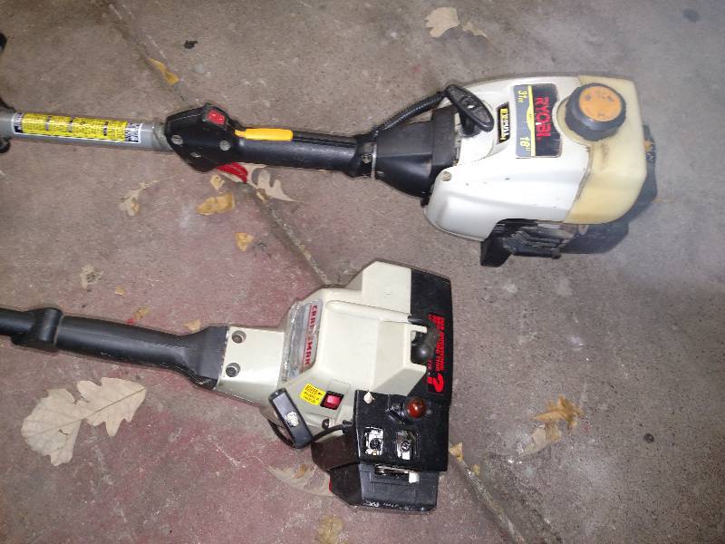 lot of weed whippers.  Have compression, probably carb cleaning needed