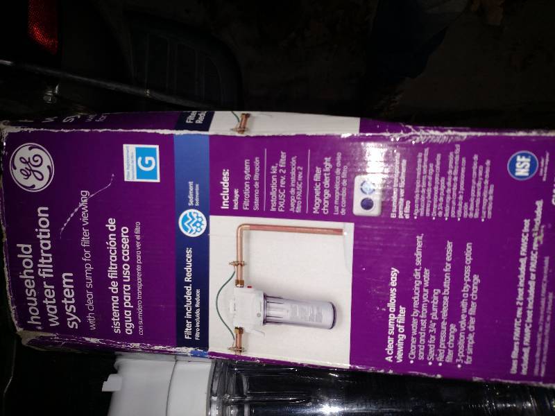 Inline water filter