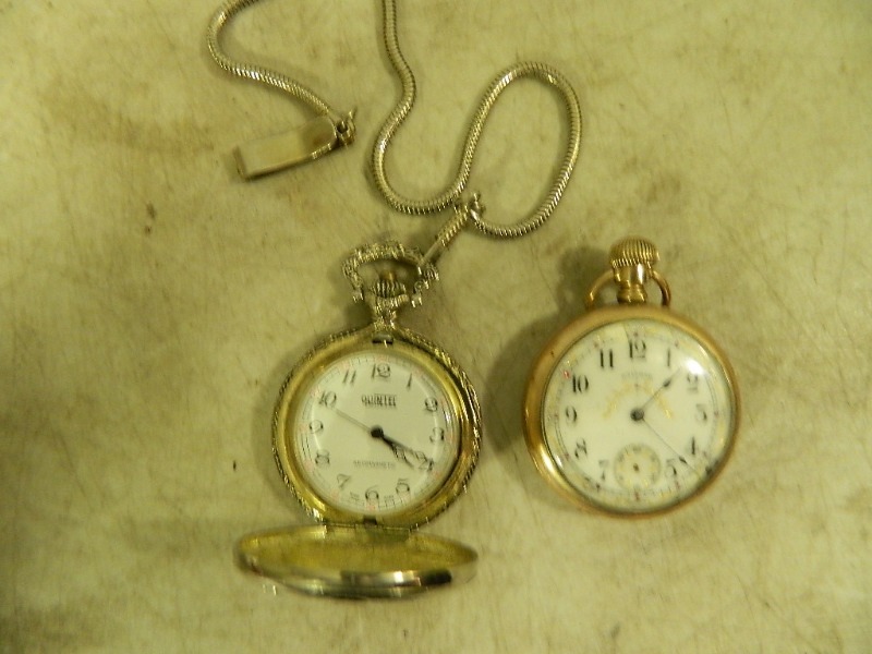 lot 86 image: 2 Old Pocket Watches