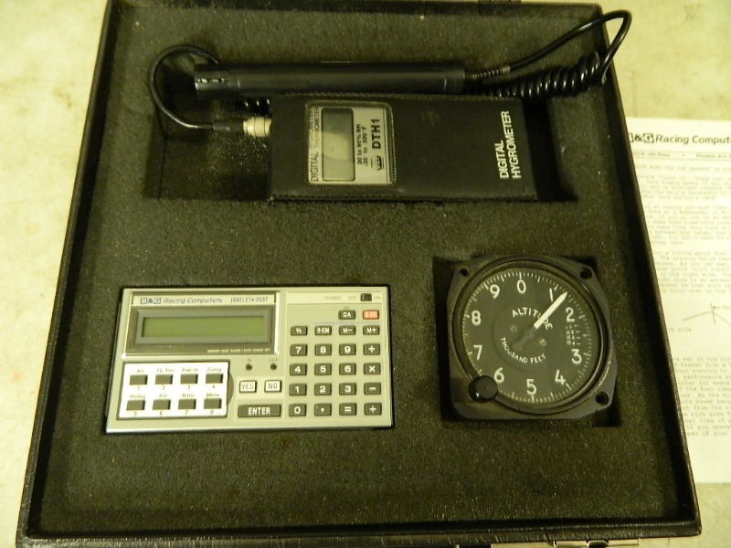 lot 96 image: B and G Racing 3 Piece Tuning Kit  Hygrometer