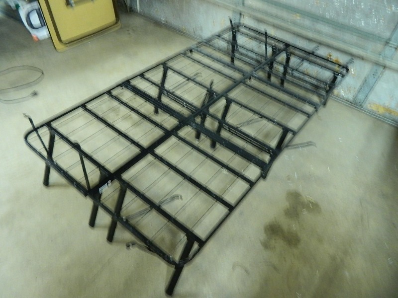 lot 168 image: 2 Pc Steel Framed Folding Bed  Cots