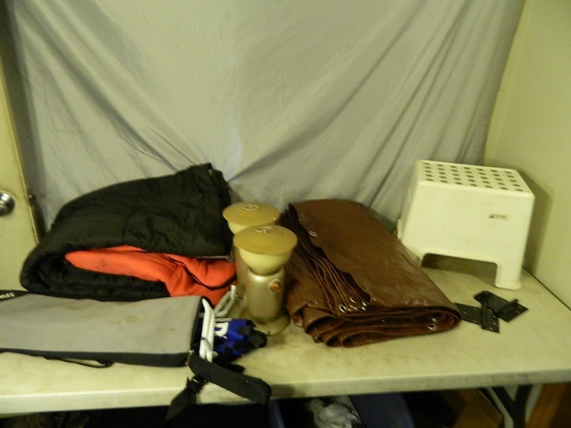 lot 192 image: Sleeping Bag, Lanterns, and More
