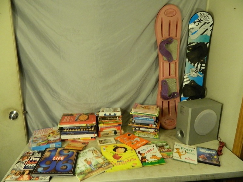lot 250 image: Kids Books, Speaker, and More