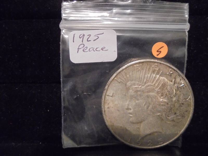 1925 Peace Silver Dollar