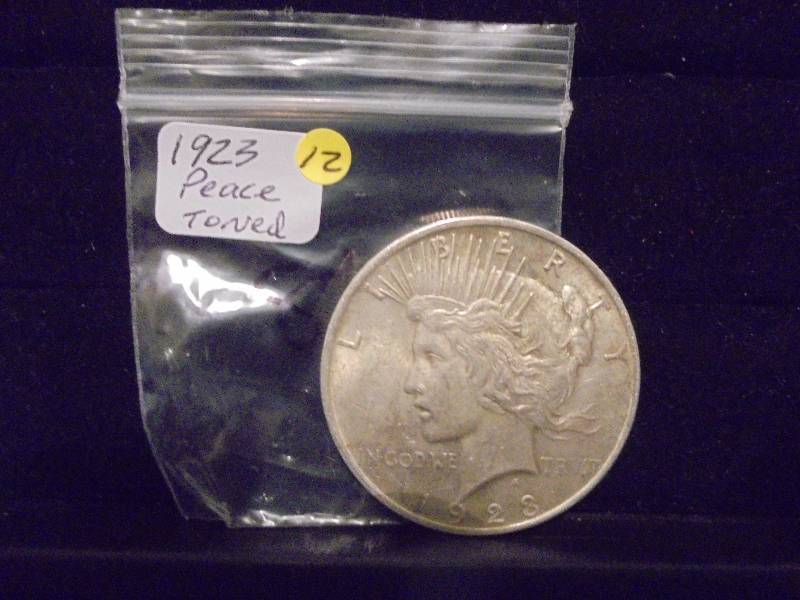 1923 Peace Silver Dollar - Toned