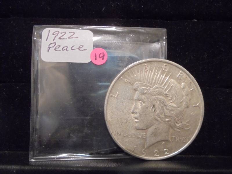 1922 Peace Silver Dollar
