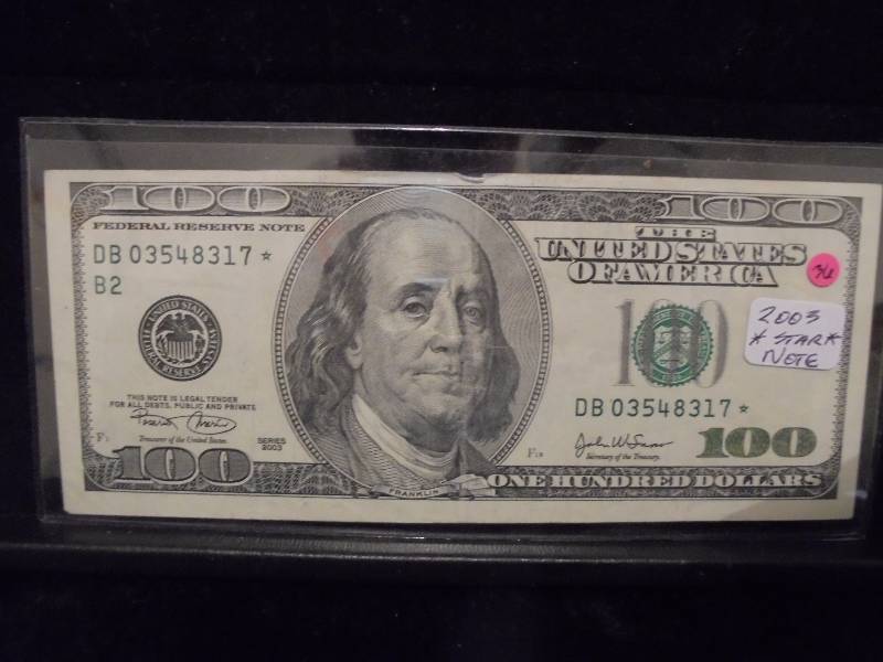 2003 Series $100 Star Note