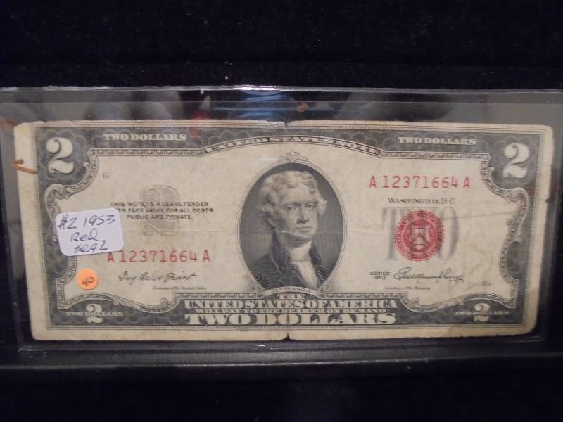 1953 Series $2 Red Seal Note