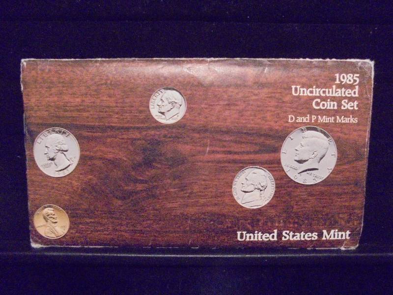 1985 US Mint Uncirculated P&D Set